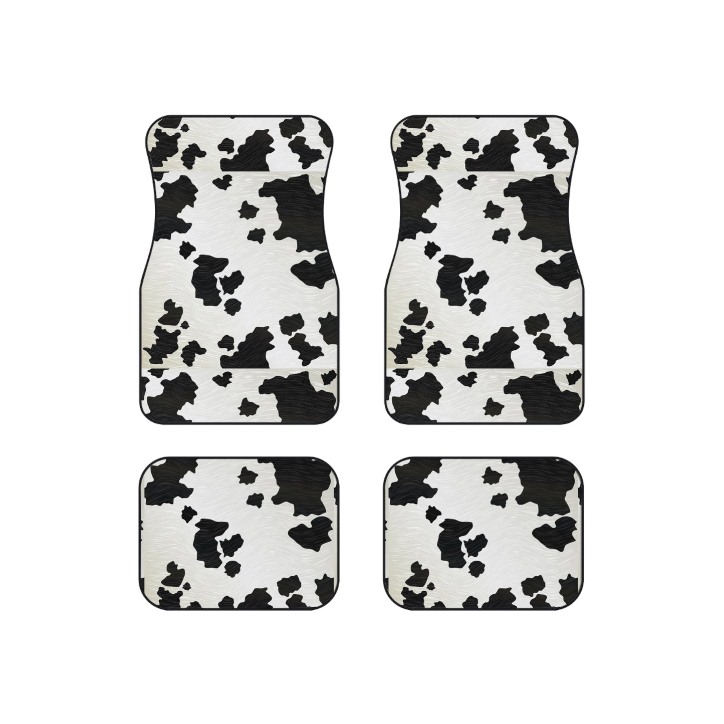 Cow Print Car Mats (Set of 4)